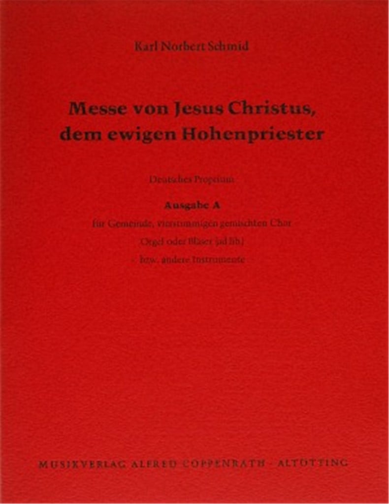 Messe von Jesus Christus, dem ewigen Hohenpriester